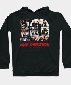 10 Years Of One Direction 2010-2020 Signatures Hoodie