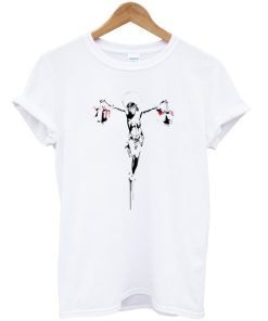 Banksy Jesus Shopping Bag T-Shirt