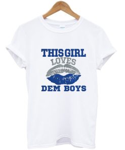 This Girl Loves Dem Boys Lip T-Shirt