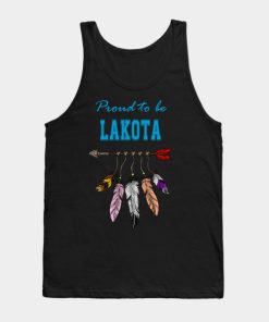 Arrows And Feathers Native Indian Lakota Tank Top