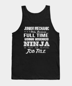 Junior Mechanic T Shirt - Ninja Job Gift Item Tee Tank Top