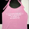 a woman does not love Tanktop