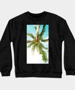 Photograph of palm tree Crewneck Sweatshirt