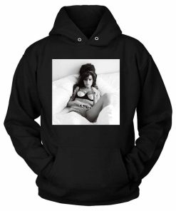 Amy Winehouse Sexy On The Bed Unisex Hoodie