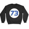73 Distressed Circle Sweatshirt Sweater