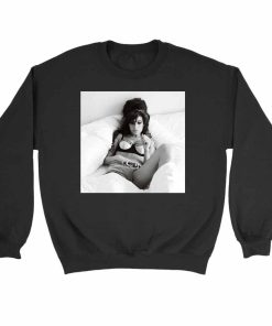 Amy Winehouse Sexy On The Bed Sweatshirt