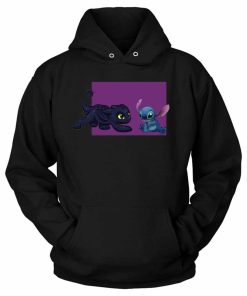 Baby Toothless Dragon And Stitch Unisex Hoodie