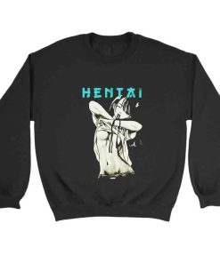 Manga Herren Anime Comic Hentai Waifu Senpai Nerd Gamer Geschenk Manner Sweatshirt Sweater
