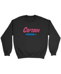 Captain Powerpuff Marvel Logo Sweatshirt